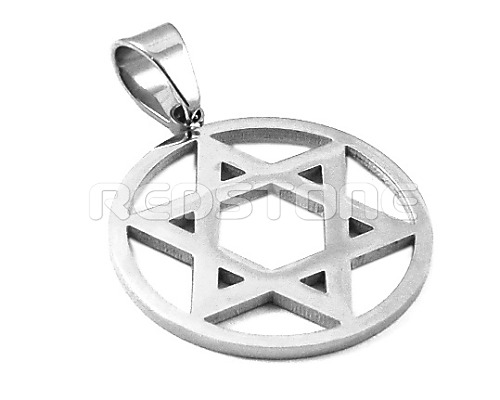 Oceľový prívesok Dávidová hviezda